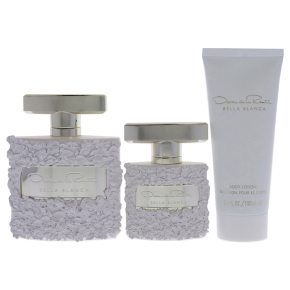 Bella Blanca BY Oscar De La Renta for Women 3 Pc Gift Set - Picture 2 of 3